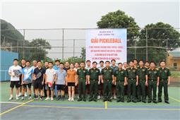 Cục Chính trị khai mạc giải Pickleball 